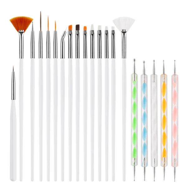 Nail Art Kits: Colorful Brush Set, Light Therapy & Drill Pen - Image 6