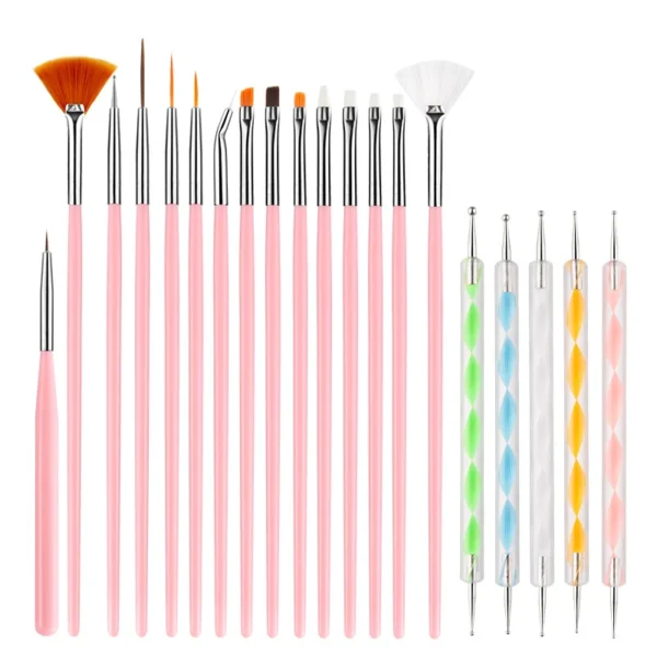 Nail Art Kits: Colorful Brush Set, Light Therapy & Drill Pen - Image 5