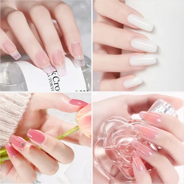 15ml Poly Nail Gel Set for Nail Extension and DIY Nail Art Kits - Image 6