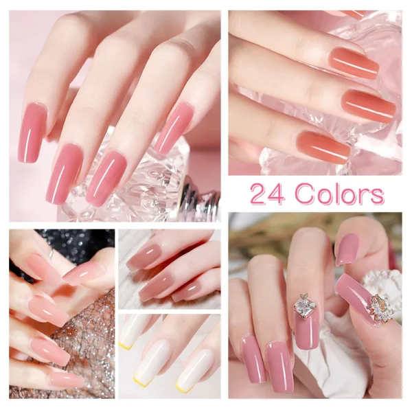 Professional nail art kits with UV LED lamp and gel varnish - Image 8