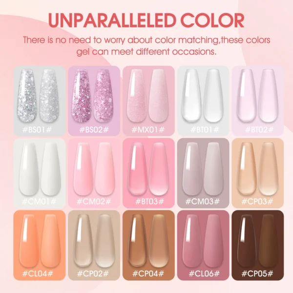 Nail Art Kits: Poly Gel, Lamp, Drill, Top Coat, Stickers, Tools - Image 5