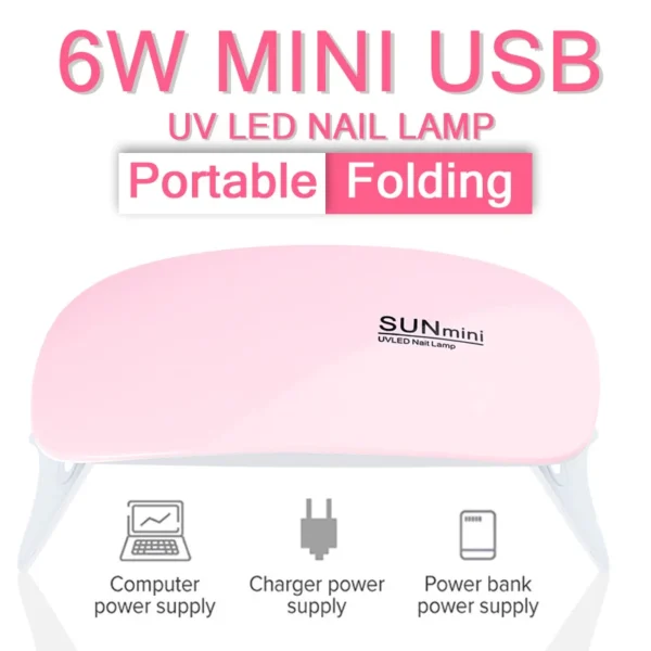 Professional nail art kits with UV LED lamp and gel varnish - Image 5