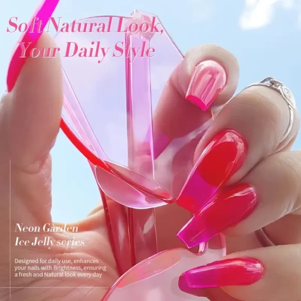 Nail Art Kits: 6Pcs Soda Ice Gel Polish Set, Full Coverage - Image 4