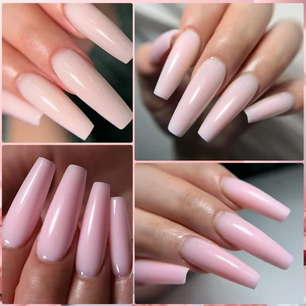 Lilycute 15ml Extension Gel Set Quick Nail Prolong Kit With Tips - Image 2