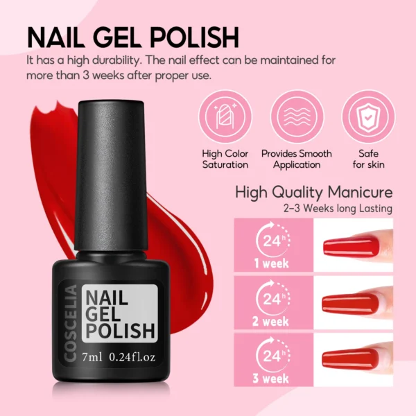 4PCS Acrylic Powder, 60ML Liquid, 6W Lamp, Nail Drill, Top Coat Nail Art Kits - Image 5