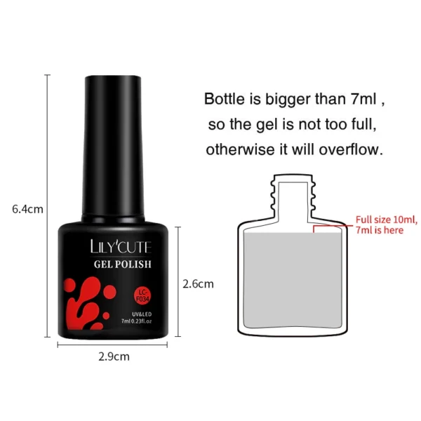 Nail Art Kits: Gel Polish Set with Glitter Colors & UV Gel - Image 6