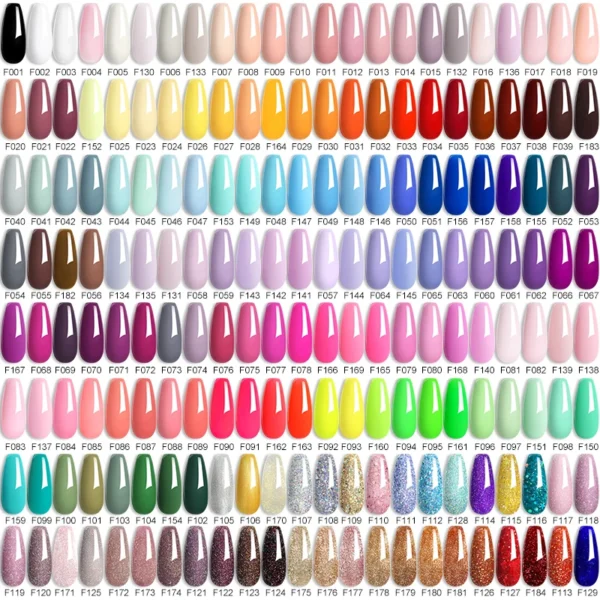 10PCS Nail Art Kits: Pink Purple Gel Polish Set, UV LED Varnish - Image 7