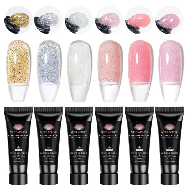 Nail Art Kits: Extension Gel Polish, Acrylic, Crystal, Polygel, UV Varnish - Image 5