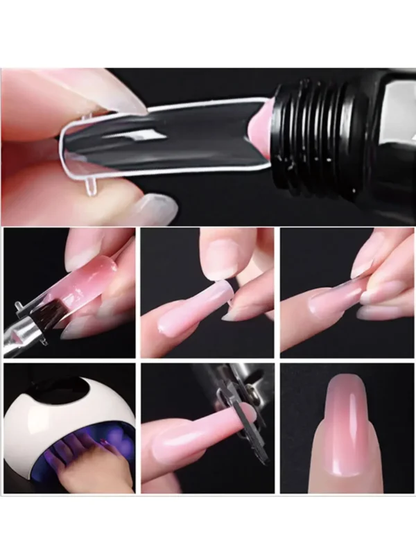 Nail Art Kits: 15ml Extension Gel Set with Slip Solution Tools - Image 6