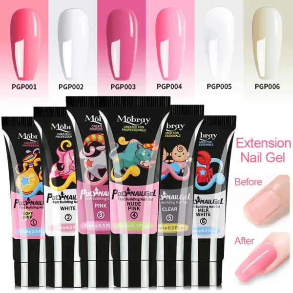 Professional nail art kits with UV LED lamp and gel varnish - Image 3